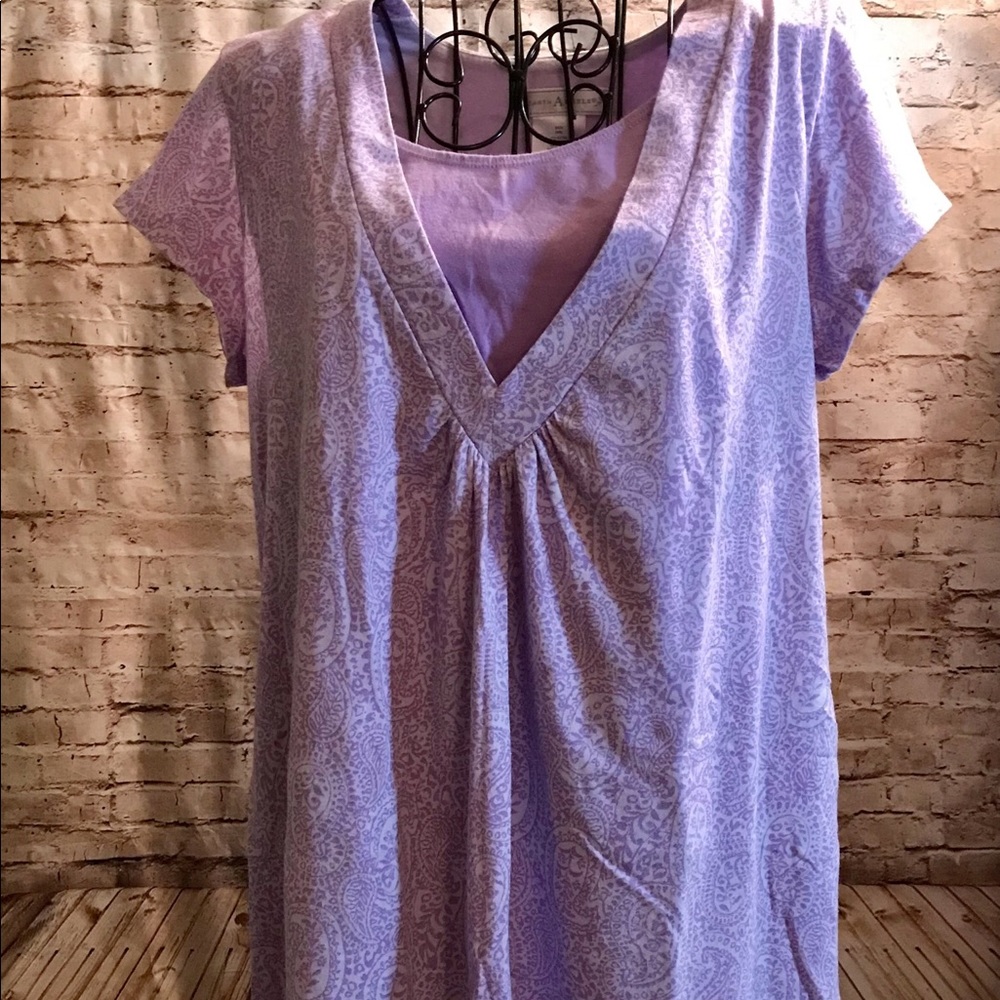 Nursing/maternity nightgown